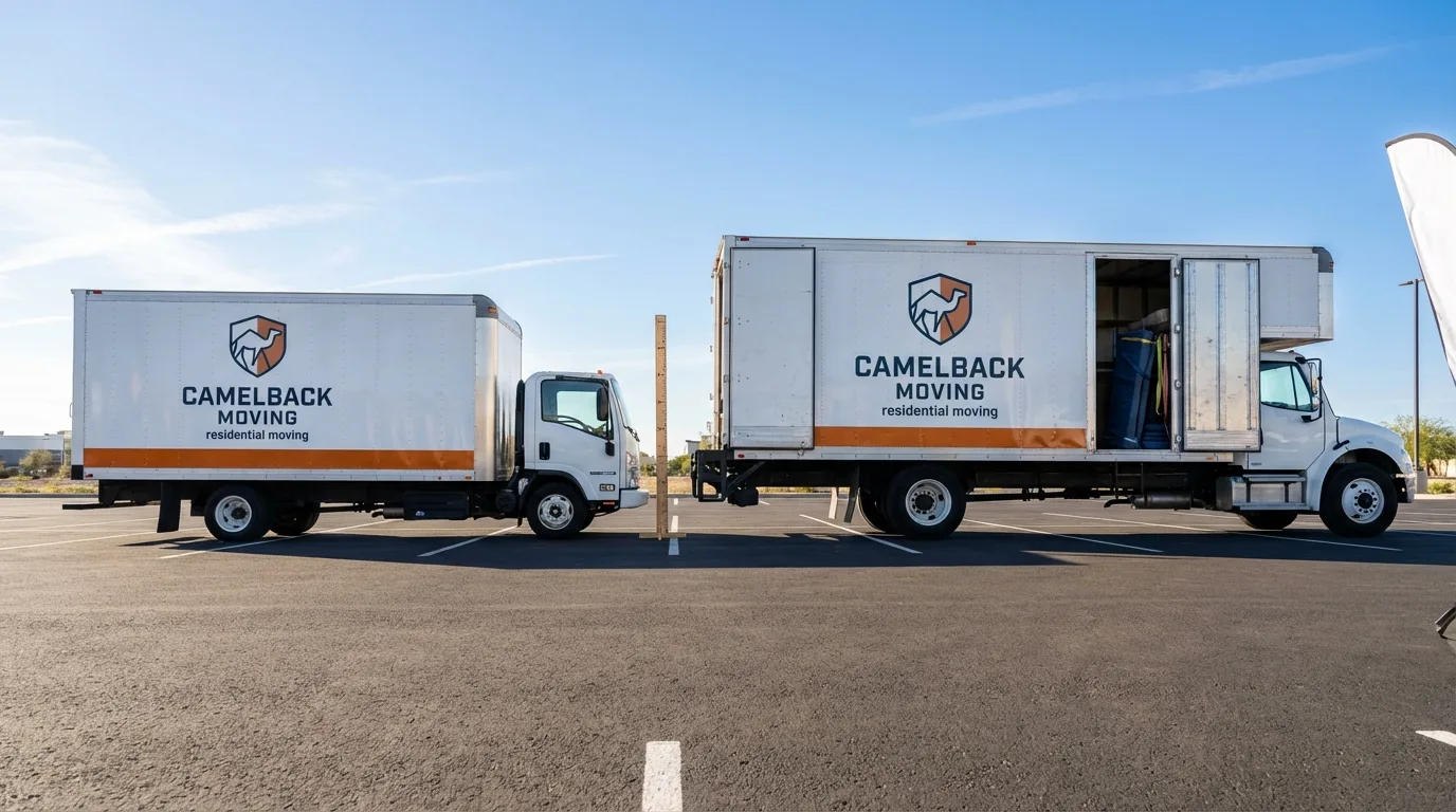 Moving truck size capacity guide in Kingsport